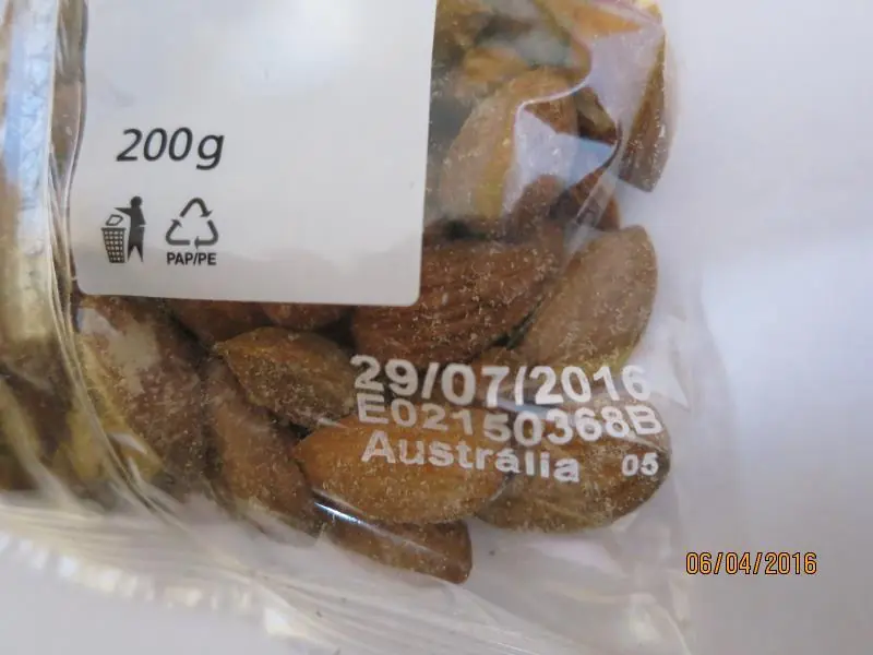Nebezpečný výrobek: TESCO mandle Jádra 200g