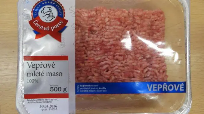 Salmonella v zahraničním mletém vepřovém mase salmonella