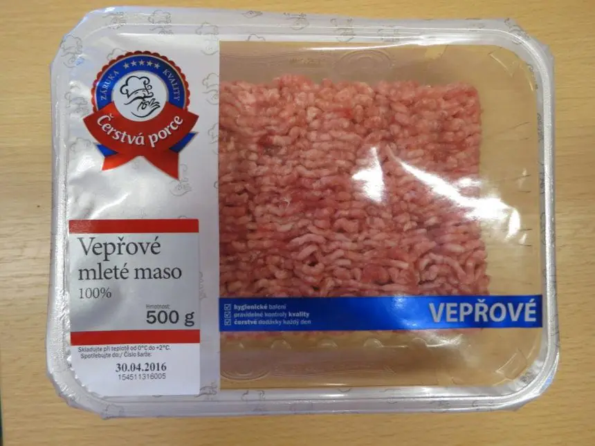 Salmonella v zahraničním mletém vepřovém mase
