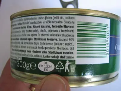 Oznámenie o zistení nevyhovujúceho výrobku – Bravčové mäso v konzerve