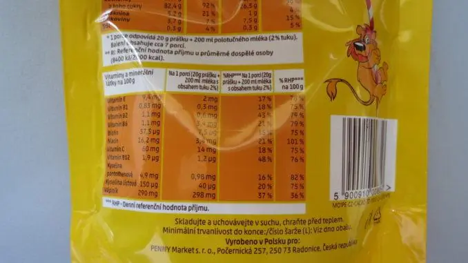 SZPI varuje před instantním kakaem s nedeklarovaným alergenem